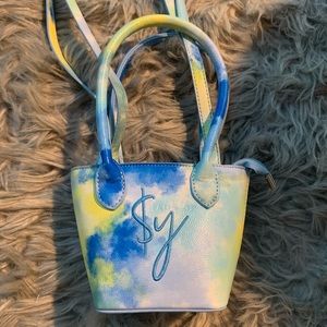 Haus of Sy mini tie dye bag